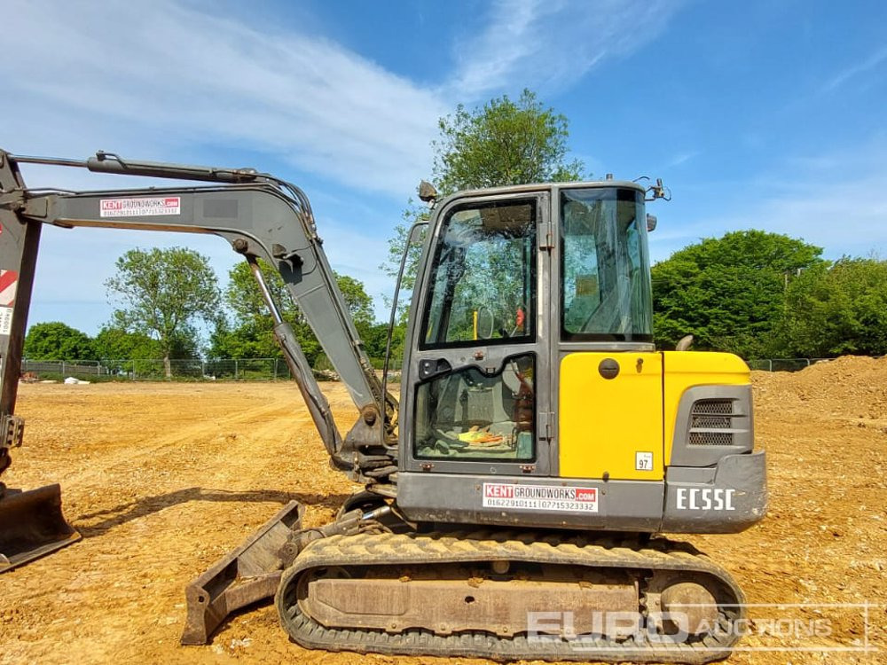 2010 Volvo EC55C - Minigraafmachine: afbeelding 1 2010 Volvo EC55C - Minigraafmachine: afbeelding 1