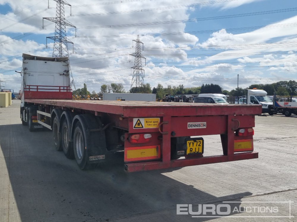 2011 Dennison Tri Axle Flatbed Trailer - Vlakke/ Open oplegger: afbeelding 3 2011 Dennison Tri Axle Flatbed Trailer - Vlakke/ Open oplegger: afbeelding 3