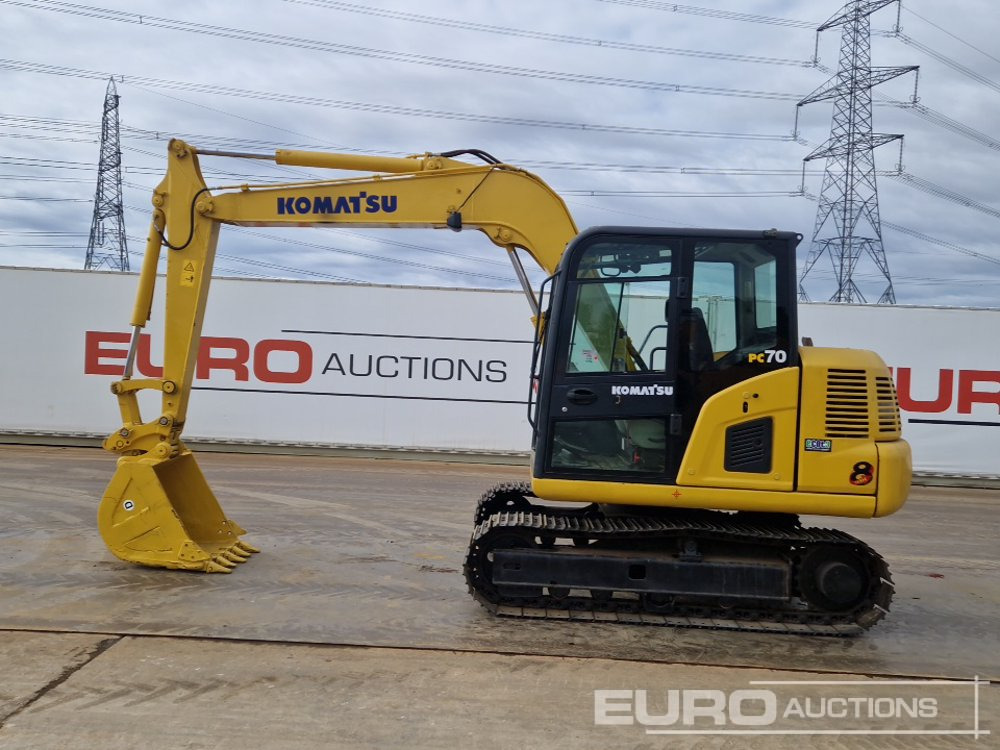 2011 Komatsu PC70-8 - Minigraafmachine: afbeelding 2 2011 Komatsu PC70-8 - Minigraafmachine: afbeelding 2