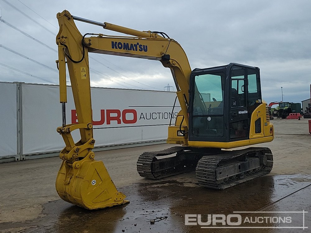 2011 Komatsu PC70-8 - Minigraafmachine: afbeelding 1 2011 Komatsu PC70-8 - Minigraafmachine: afbeelding 1