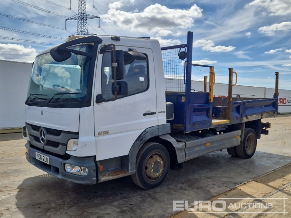 2011 Mercedes Atego 816 - Kipper vrachtwagen: afbeelding 1 2011 Mercedes Atego 816 - Kipper vrachtwagen: afbeelding 1