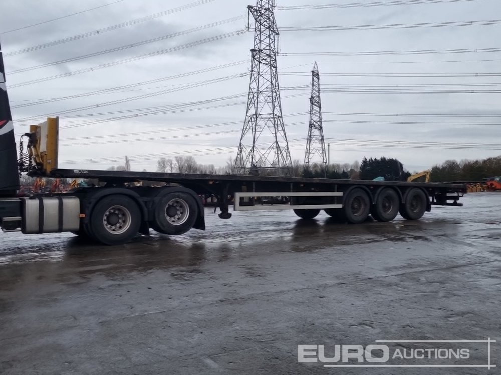2012 Don-Bur Tri Axle Flat Bed Trailer - Vlakke/ Open oplegger: afbeelding 1 2012 Don-Bur Tri Axle Flat Bed Trailer - Vlakke/ Open oplegger: afbeelding 1