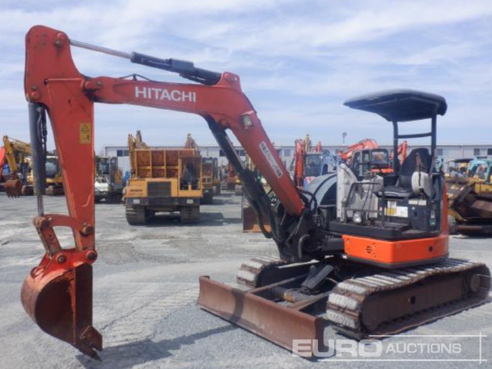 2013 Hitachi ZX40U-5A Rubber Block Pads, Blade, Offset, Bucket - Minigraafmachine: afbeelding 2 2013 Hitachi ZX40U-5A Rubber Block Pads, Blade, Offset, Bucket - Minigraafmachine: afbeelding 2