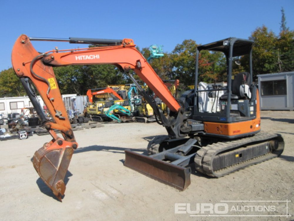 2013 Hitachi ZX40U-5A Rubber Tracks, Blade, Offset, Piped, Bucket - Minigraafmachine: afbeelding 3 2013 Hitachi ZX40U-5A Rubber Tracks, Blade, Offset, Piped, Bucket - Minigraafmachine: afbeelding 3