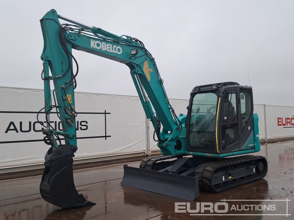 2014 Kobelco SK85MSR-3E - Minigraafmachine: afbeelding 1 2014 Kobelco SK85MSR-3E - Minigraafmachine: afbeelding 1