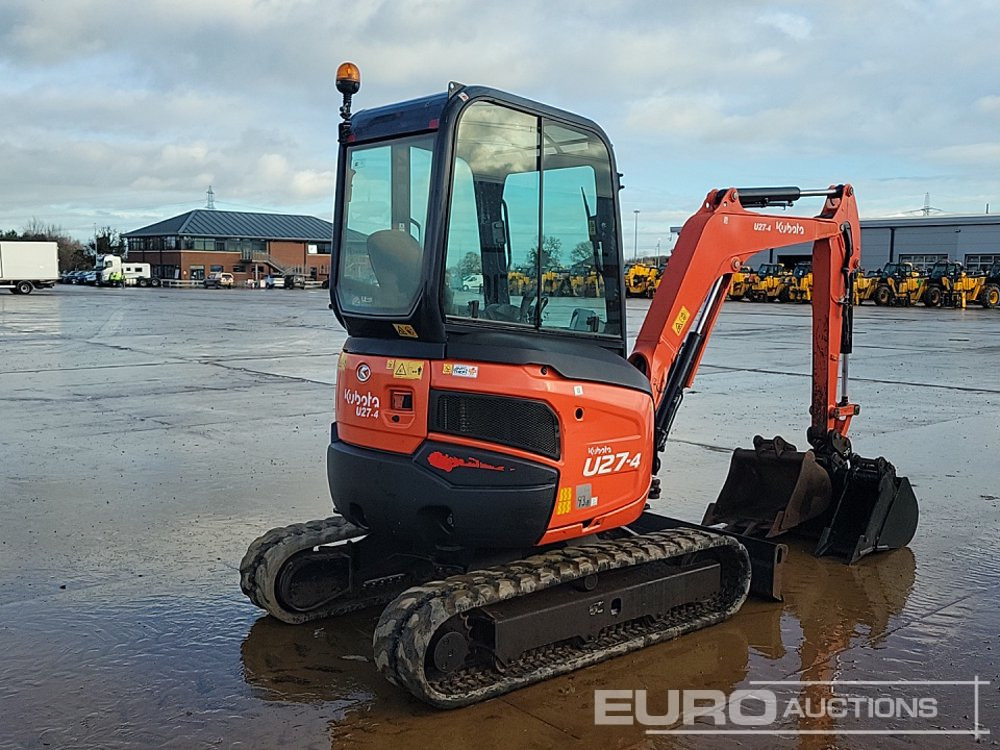 2015 Kubota U27-4 - Minigraafmachine: afbeelding 5 2015 Kubota U27-4 - Minigraafmachine: afbeelding 5