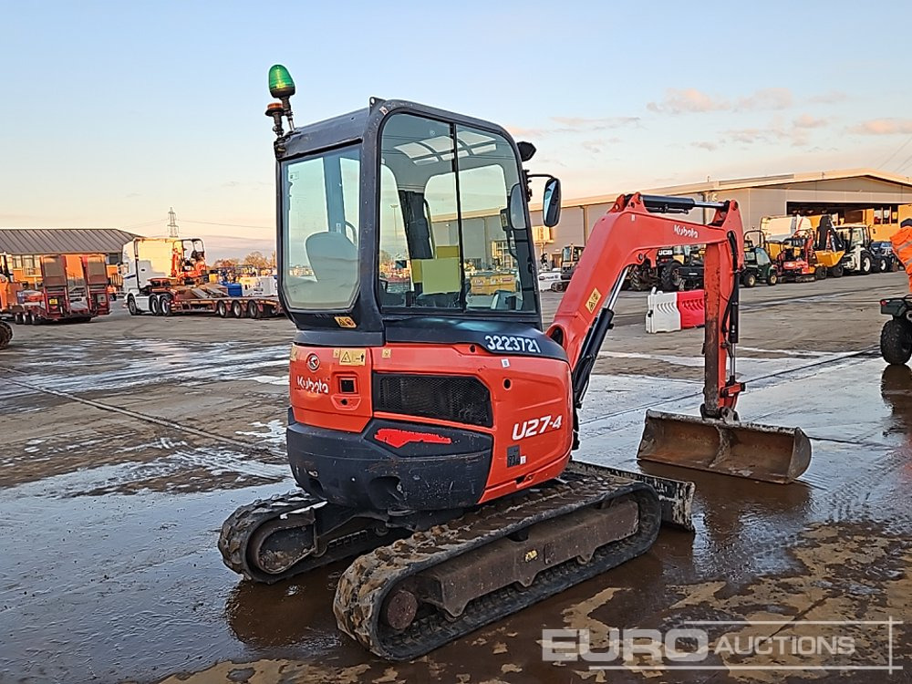 2015 Kubota U27-4 - Minigraafmachine: afbeelding 5 2015 Kubota U27-4 - Minigraafmachine: afbeelding 5