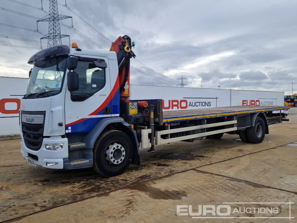 2016 DAF LF250 - Vrachtwagen met open laadbak: afbeelding 1 2016 DAF LF250 - Vrachtwagen met open laadbak: afbeelding 1