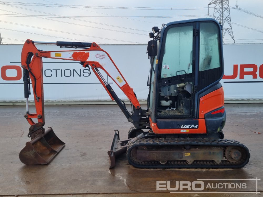 2016 Kubota U27-4 - Minigraafmachine: afbeelding 2 2016 Kubota U27-4 - Minigraafmachine: afbeelding 2