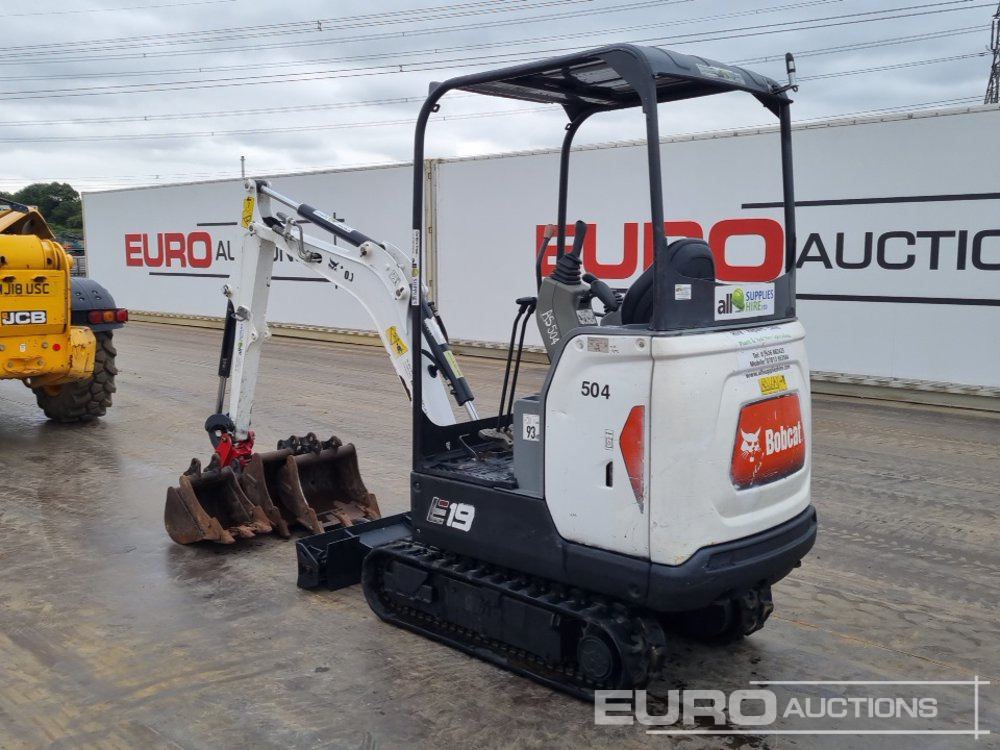 2017 Bobcat E19 - Minigraafmachine: afbeelding 3 2017 Bobcat E19 - Minigraafmachine: afbeelding 3
