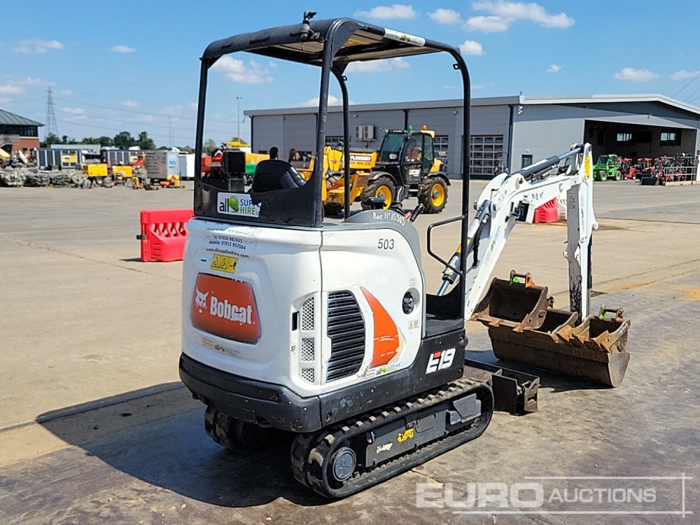 2017 Bobcat E19 - Minigraafmachine: afbeelding 5 2017 Bobcat E19 - Minigraafmachine: afbeelding 5