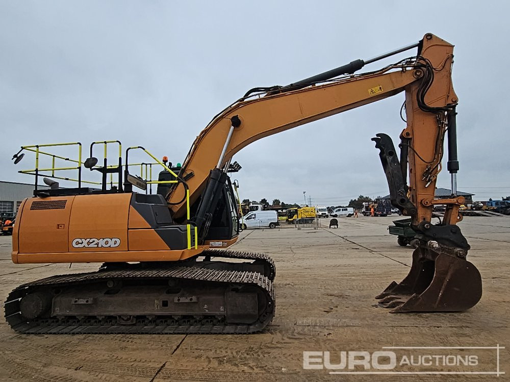 Rupsgraafmachine 2017 Case CX210D: afbeelding 6