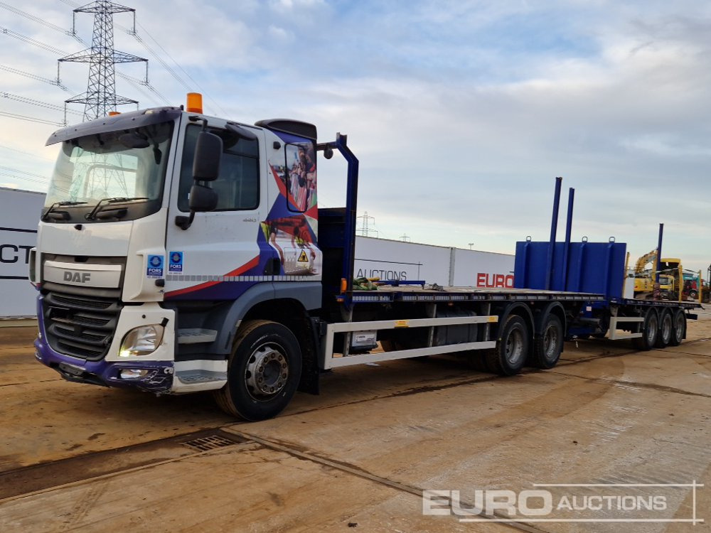 2017 DAF 440 - Vrachtwagen met open laadbak: afbeelding 1 2017 DAF 440 - Vrachtwagen met open laadbak: afbeelding 1