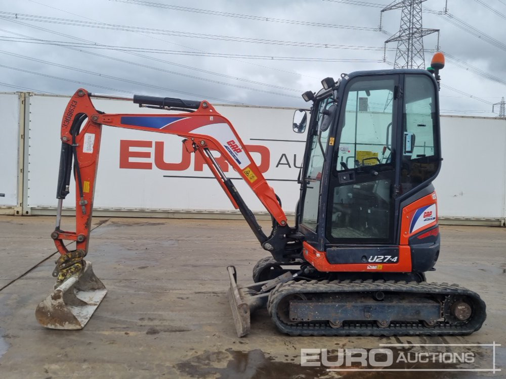 2017 Kubota KX016-4 - Minigraafmachine: afbeelding 2 2017 Kubota KX016-4 - Minigraafmachine: afbeelding 2