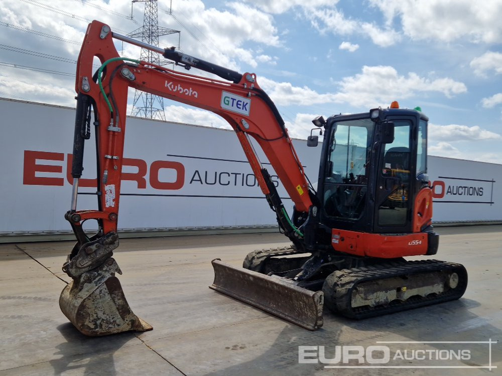 2017 Kubota U55-4 - Minigraafmachine: afbeelding 1 2017 Kubota U55-4 - Minigraafmachine: afbeelding 1