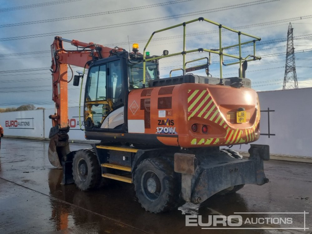 2018 Hitachi ZX170W-6 - Mobiele graafmachine: afbeelding 3 2018 Hitachi ZX170W-6 - Mobiele graafmachine: afbeelding 3