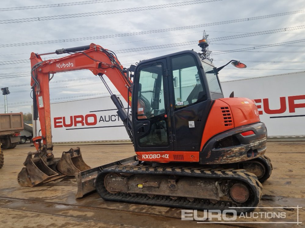 2018 Kubota KX080-4A - Minigraafmachine: afbeelding 3 2018 Kubota KX080-4A - Minigraafmachine: afbeelding 3