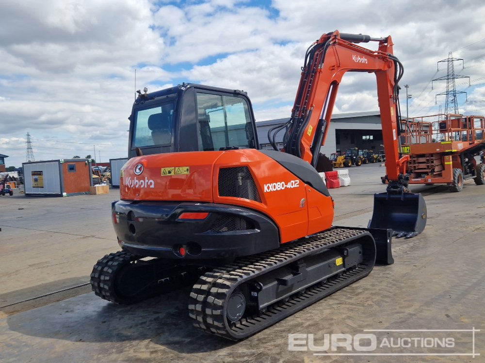 2018 Kubota KX080-4A - Minigraafmachine: afbeelding 5 2018 Kubota KX080-4A - Minigraafmachine: afbeelding 5