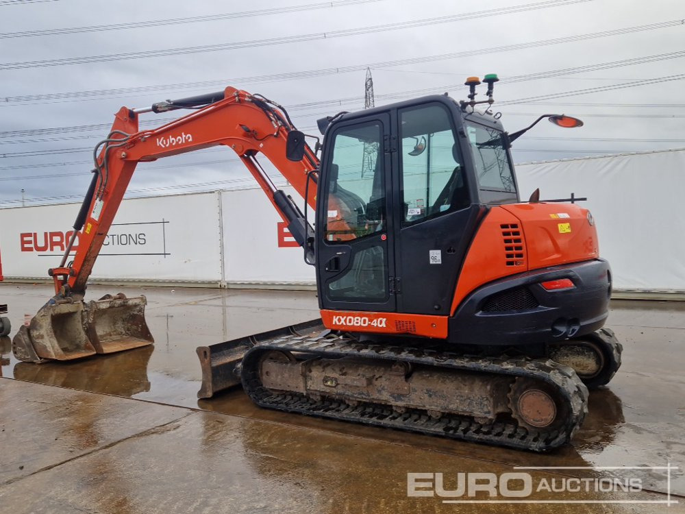 2018 Kubota KX080-4A - Minigraafmachine: afbeelding 3 2018 Kubota KX080-4A - Minigraafmachine: afbeelding 3