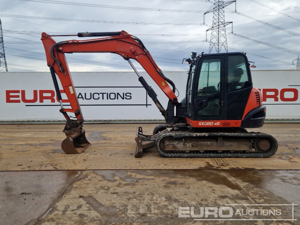 2018 Kubota KX080-4A - Minigraafmachine: afbeelding 2 2018 Kubota KX080-4A - Minigraafmachine: afbeelding 2