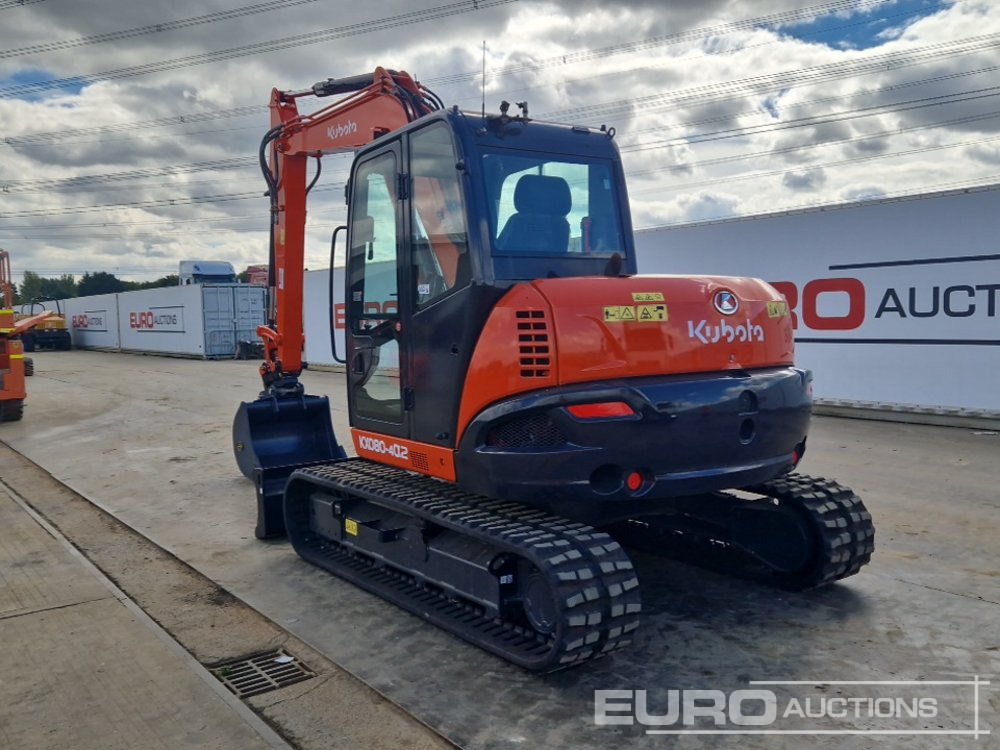 2018 Kubota KX080-4A - Minigraafmachine: afbeelding 3 2018 Kubota KX080-4A - Minigraafmachine: afbeelding 3