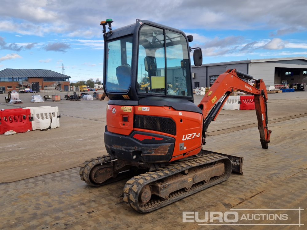 2018 Kubota U27-4 - Minigraafmachine: afbeelding 5 2018 Kubota U27-4 - Minigraafmachine: afbeelding 5