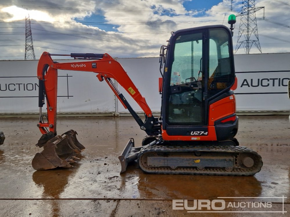 2018 Kubota U27-4 - Minigraafmachine: afbeelding 2 2018 Kubota U27-4 - Minigraafmachine: afbeelding 2