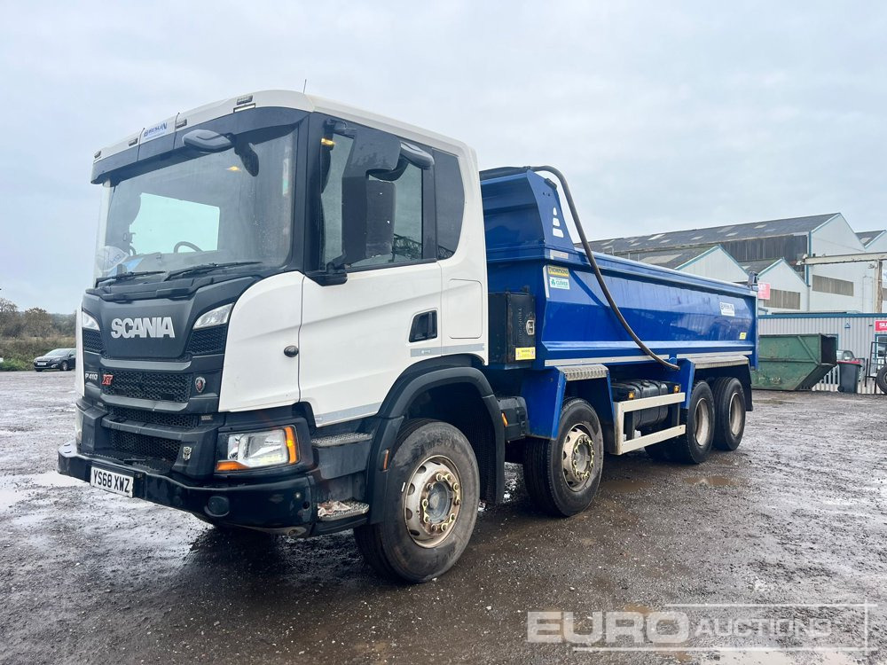 2018 Scania P410XT - Kipper vrachtwagen: afbeelding 1 2018 Scania P410XT - Kipper vrachtwagen: afbeelding 1