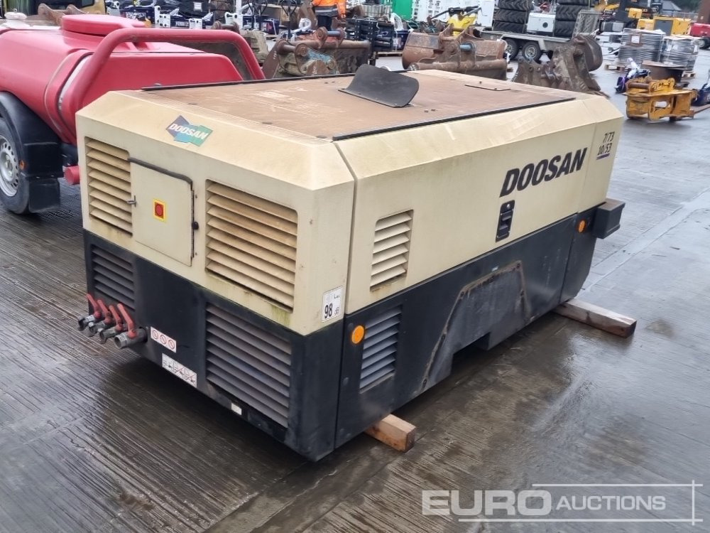 2019 Doosan 7/73-10/53 250CFM - Luchtcompressor: afbeelding 1 2019 Doosan 7/73-10/53 250CFM - Luchtcompressor: afbeelding 1