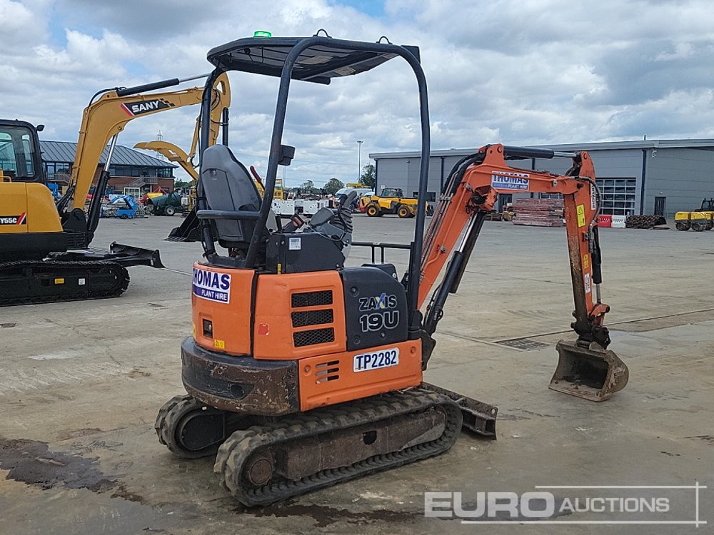 2019 Hitachi ZX19U-5A YR - Minigraafmachine: afbeelding 5 2019 Hitachi ZX19U-5A YR - Minigraafmachine: afbeelding 5