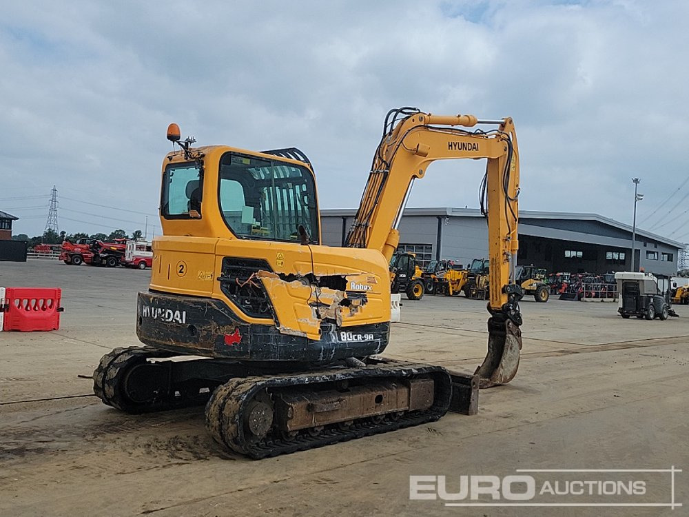2019 Hyundai R80CR-9A - Minigraafmachine: afbeelding 5 2019 Hyundai R80CR-9A - Minigraafmachine: afbeelding 5