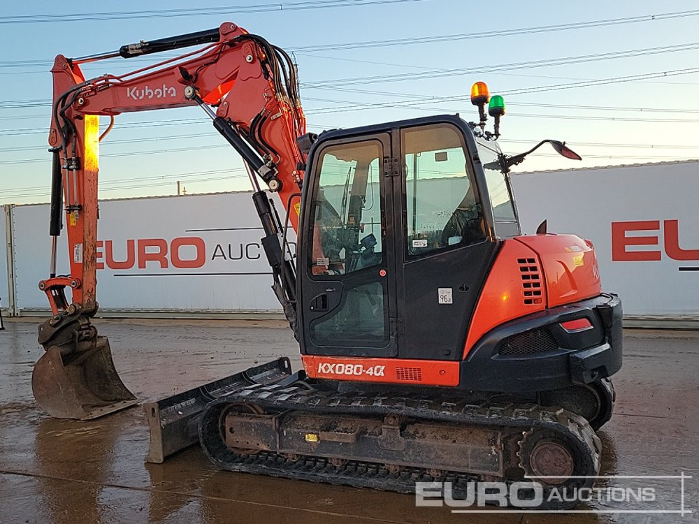 2019 Kubota KX080-4A - Minigraafmachine: afbeelding 3 2019 Kubota KX080-4A - Minigraafmachine: afbeelding 3