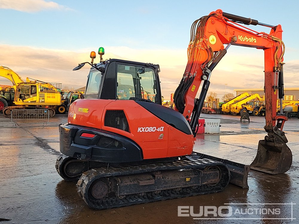 2019 Kubota KX080-4A - Minigraafmachine: afbeelding 5 2019 Kubota KX080-4A - Minigraafmachine: afbeelding 5