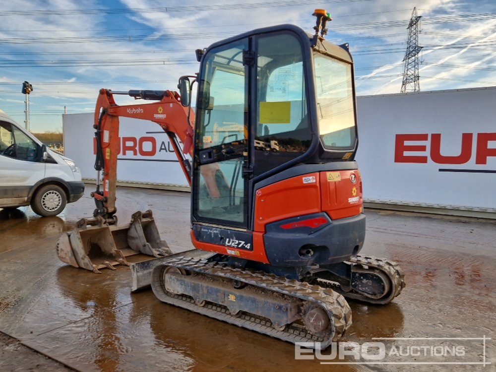 2019 Kubota U27-4 - Minigraafmachine: afbeelding 3 2019 Kubota U27-4 - Minigraafmachine: afbeelding 3