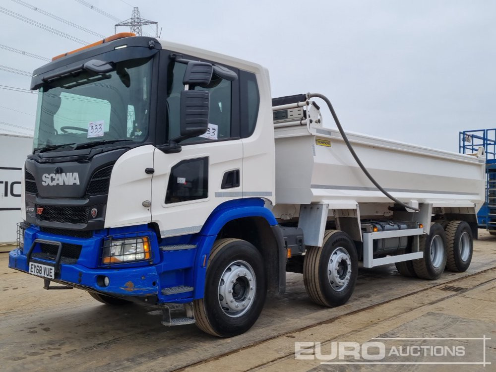 2019 Scania P410XT - Kipper vrachtwagen: afbeelding 1 2019 Scania P410XT - Kipper vrachtwagen: afbeelding 1