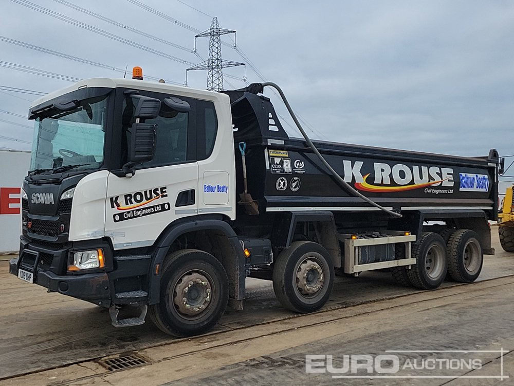 2019 Scania P410XT - Kipper vrachtwagen: afbeelding 1 2019 Scania P410XT - Kipper vrachtwagen: afbeelding 1