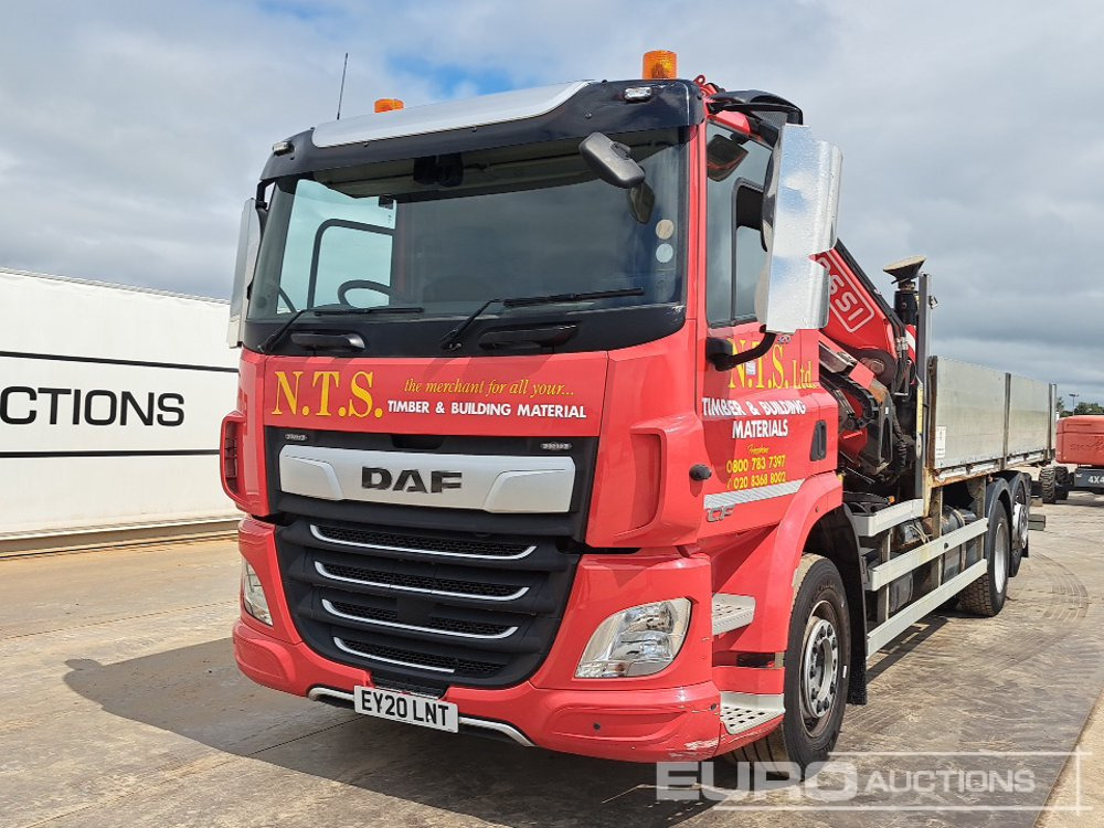 2020 DAF CF 320 - Vrachtwagen met open laadbak: afbeelding 1 2020 DAF CF 320 - Vrachtwagen met open laadbak: afbeelding 1