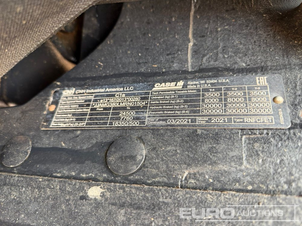 Tractor 2021 Case Magnum 380 CVX: afbeelding 6