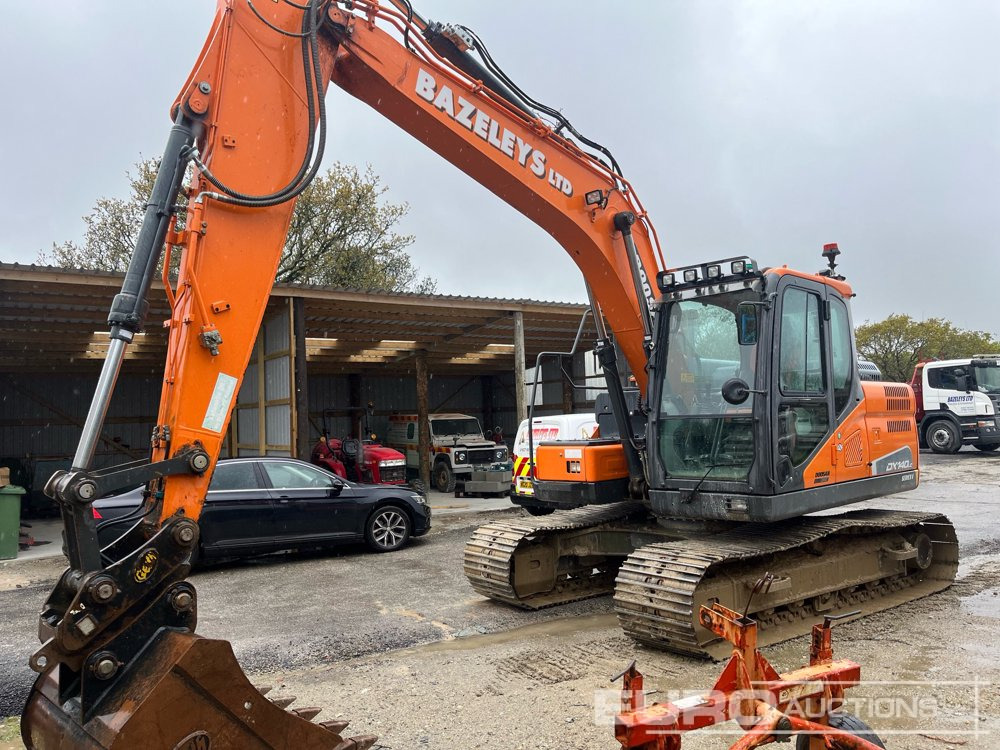 2021 Doosan DX140LC-5 - Rupsgraafmachine: afbeelding 1 2021 Doosan DX140LC-5 - Rupsgraafmachine: afbeelding 1