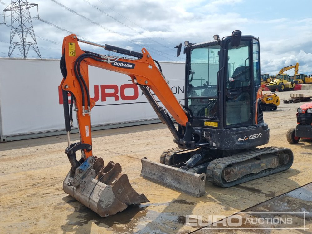 2021 Doosan DX27Z - Minigraafmachine: afbeelding 1 2021 Doosan DX27Z - Minigraafmachine: afbeelding 1