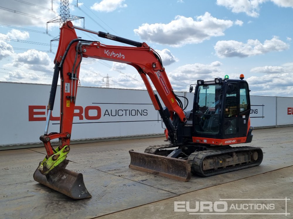 2021 Kubota KX080-4A2 - Minigraafmachine: afbeelding 1 2021 Kubota KX080-4A2 - Minigraafmachine: afbeelding 1