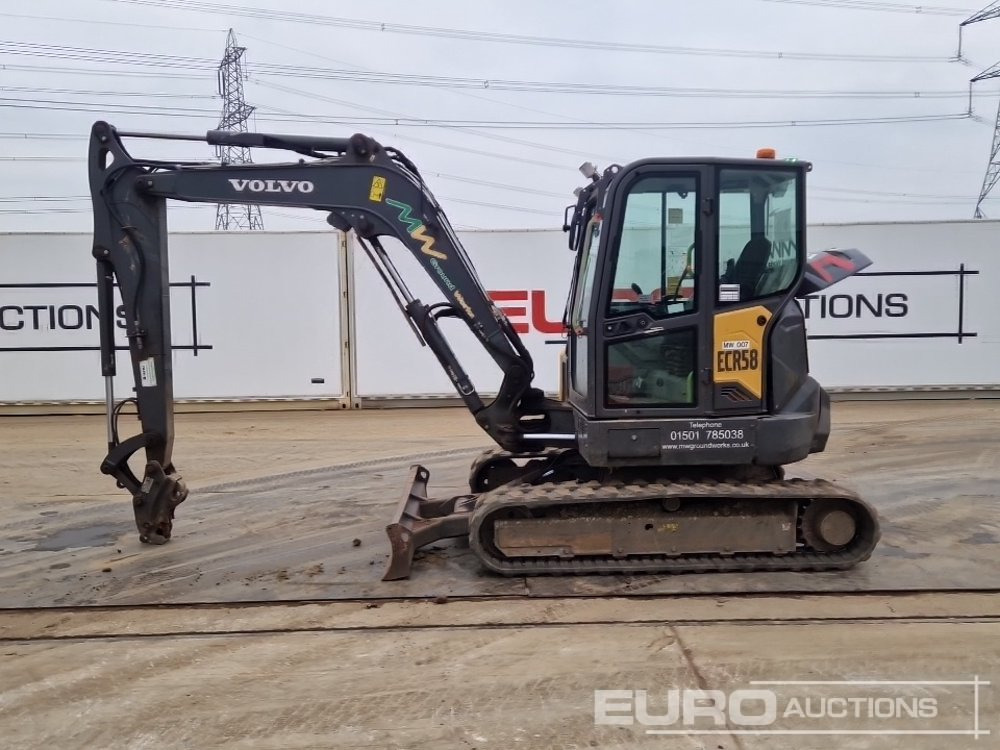 2021 Volvo ECR58F - Minigraafmachine: afbeelding 2 2021 Volvo ECR58F - Minigraafmachine: afbeelding 2