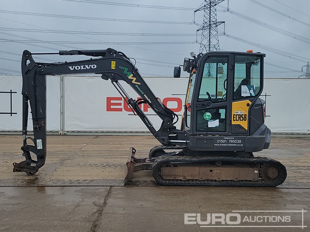 2021 Volvo ECR58F - Minigraafmachine: afbeelding 2 2021 Volvo ECR58F - Minigraafmachine: afbeelding 2