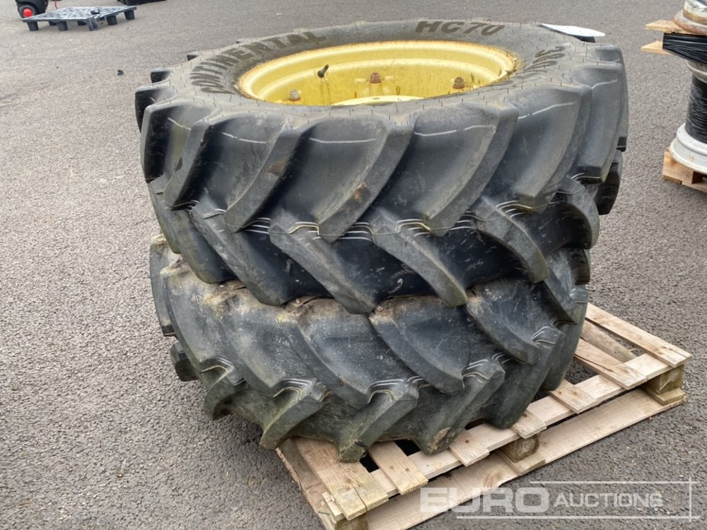 380/70R24 Continental Tyre & Rim (2 of) - Band: afbeelding 4 380/70R24 Continental Tyre & Rim (2 of) - Band: afbeelding 4