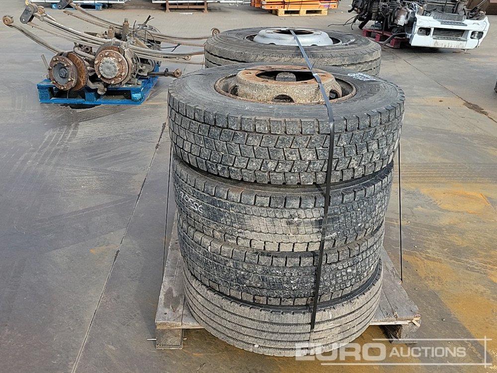 9.5R17.5 Tyre & Rim (4 of), 225/75R17.5 Tyre & Rim - Band: afbeelding 5 9.5R17.5 Tyre & Rim (4 of), 225/75R17.5 Tyre & Rim - Band: afbeelding 5