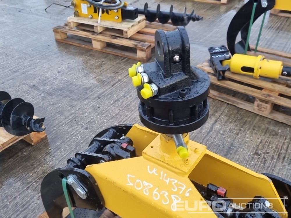 Aanbouwdeel voor Graafmachine Unused JPC 200mm Hydraulic Auger Flight & Drive 25mm Pin to suit Mini Excavator, Hydraulic Rotating Wood Grab to suit Crane: afbeelding 19