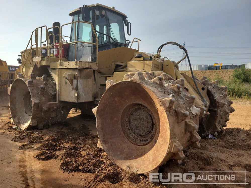 Schapenpootwals/ Grondverdichter CAT 836H: afbeelding 7