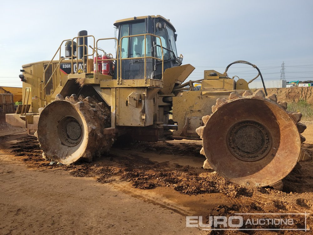 Schapenpootwals/ Grondverdichter CAT 836H: afbeelding 6