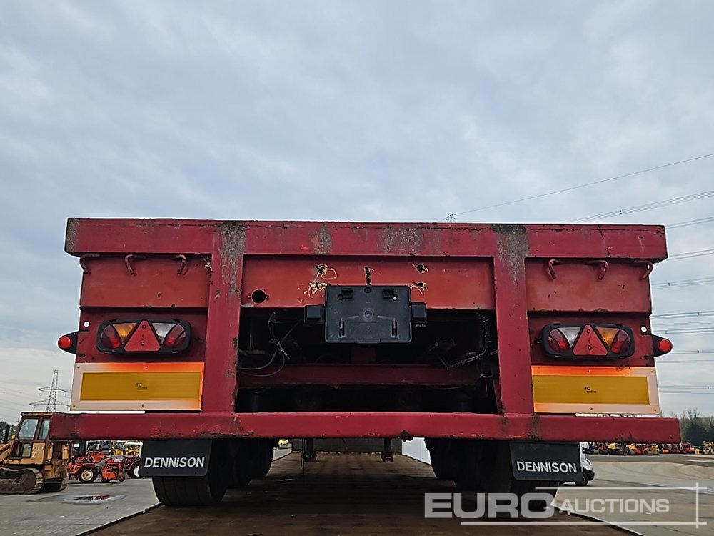 Dennison Trailers Tri Axle Extendable Flat Bed Trailer - Vlakke/ Open oplegger: afbeelding 4 Dennison Trailers Tri Axle Extendable Flat Bed Trailer - Vlakke/ Open oplegger: afbeelding 4
