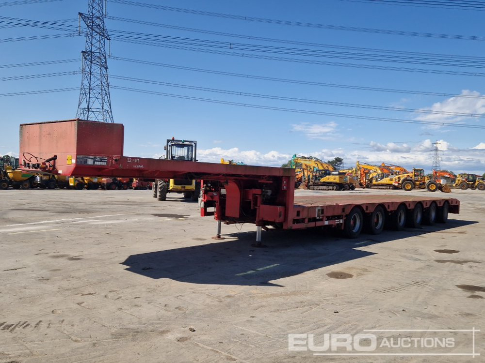 ES-GE 6 Axle Step Frame Extendable Low Loader Trailer, 4 Axle Steer, Air Brakes, Auto Lube - Dieplader oplegger: afbeelding 1 ES-GE 6 Axle Step Frame Extendable Low Loader Trailer, 4 Axle Steer, Air Brakes, Auto Lube - Dieplader oplegger: afbeelding 1